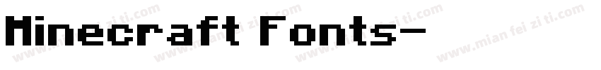 Minecraft Fonts字体转换